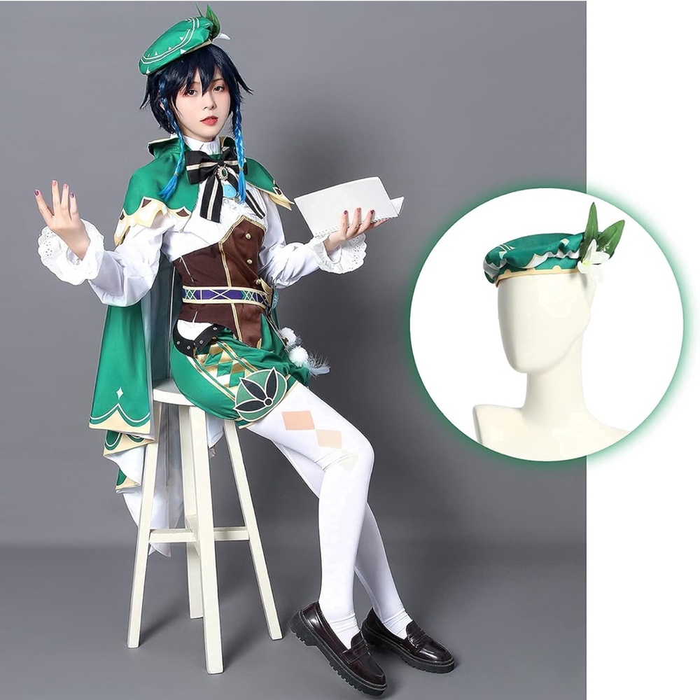 NSPSTT Genshin Impact Kazuha Outfit Kaedehara Kazuha Cosplay Costume - Asian XL